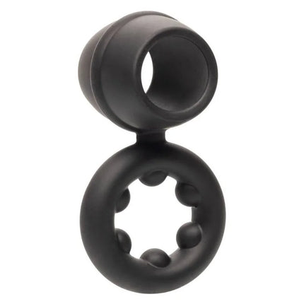 CALEXOTICS - ALPHA DUAL MAGNUM RING SCHWARZ - Penisring ohne Vibration