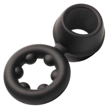 CALEXOTICS - ALPHA DUAL MAGNUM RING SCHWARZ - Penisring ohne Vibration