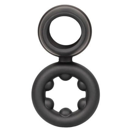 CALEXOTICS - ALPHA DUAL MAGNUM RING SCHWARZ - Penisring ohne Vibration