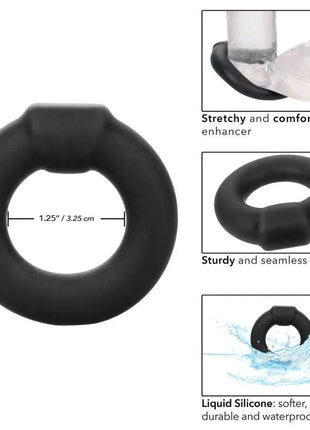 CALEXOTICS - ALPHA OPTIMUM RING SCHWARZ - Penisring ohne Vibration