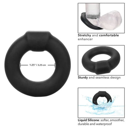 CALEXOTICS - ALPHA OPTIMUM RING SCHWARZ - Penisring ohne Vibration