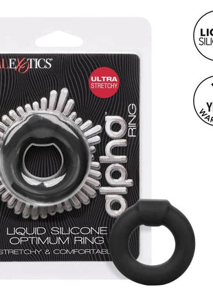 CALEXOTICS - ALPHA OPTIMUM RING SCHWARZ - Penisring ohne Vibration