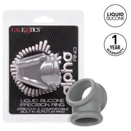CALEXOTICS - ALPHA PRECISION RING GRAU - Penisring ohne Vibration
