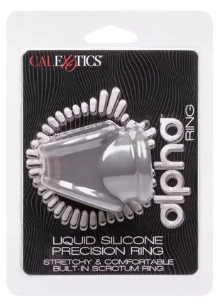 CALEXOTICS - ALPHA PRECISION RING GRAU - Penisring ohne Vibration