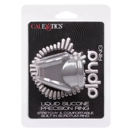 CALEXOTICS - ALPHA PRECISION RING GRAU - Penisring ohne Vibration