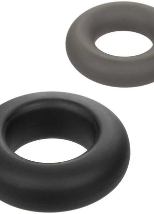 CALEXOTICS - ALPHA PROLONG SET MIT 2 RINGEN GRAU - Penisring ohne Vibration