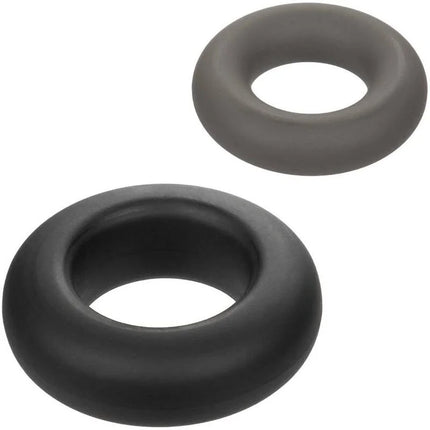 CALEXOTICS - ALPHA PROLONG SET MIT 2 RINGEN GRAU - Penisring ohne Vibration