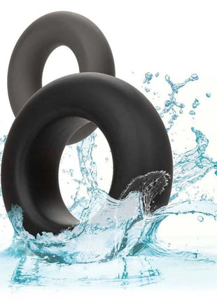 CALEXOTICS - ALPHA PROLONG SET MIT 2 RINGEN GRAU - Penisring ohne Vibration