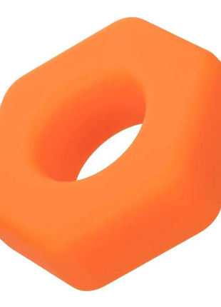 CALEXOTICS - ALPHA PROLONG SEXAGON RING ORANGE - Penisring ohne Vibration