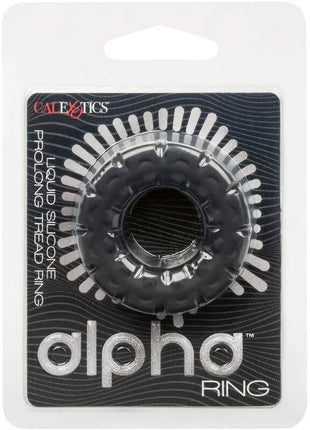 CALEXOTICS - ALPHA PROLONG TRETRING SCHWARZ - Penisring ohne Vibration