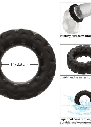 CALEXOTICS - ALPHA PROLONG TRETRING SCHWARZ - Penisring ohne Vibration