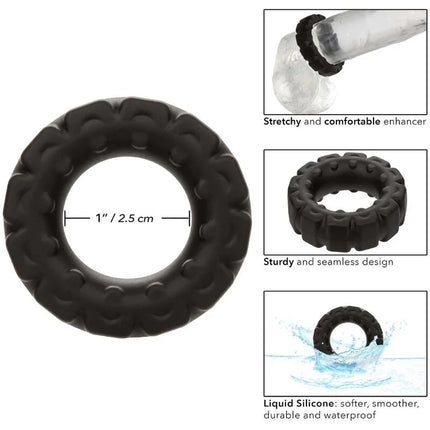 CALEXOTICS - ALPHA PROLONG TRETRING SCHWARZ - Penisring ohne Vibration