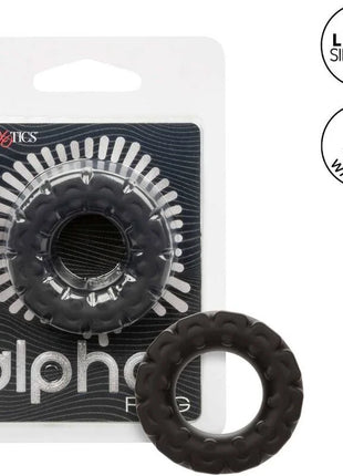 CALEXOTICS - ALPHA PROLONG TRETRING SCHWARZ - Penisring ohne Vibration