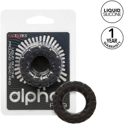 CALEXOTICS - ALPHA PROLONG TRETRING SCHWARZ - Penisring ohne Vibration