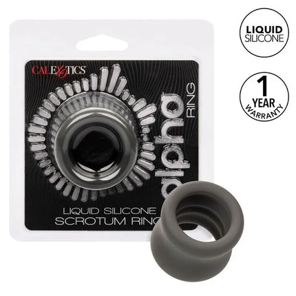 CALEXOTICS - ALPHA SCROTUM DEHNUNGSRING SCHWARZ - Penisring ohne Vibration
