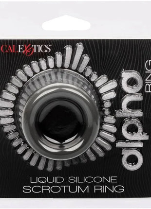 CALEXOTICS - ALPHA SCROTUM DEHNUNGSRING SCHWARZ - Penisring ohne Vibration