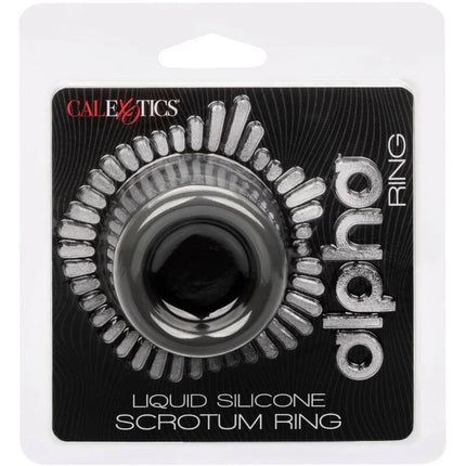 CALEXOTICS - ALPHA SCROTUM DEHNUNGSRING SCHWARZ - Penisring ohne Vibration