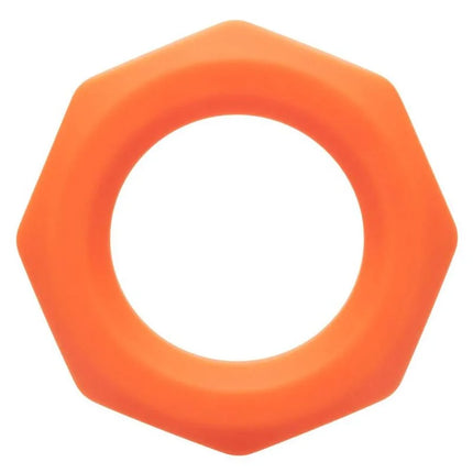 CALEXOTICS - ALPHA SEXAGON RING ORANGE - Penisring ohne Vibration