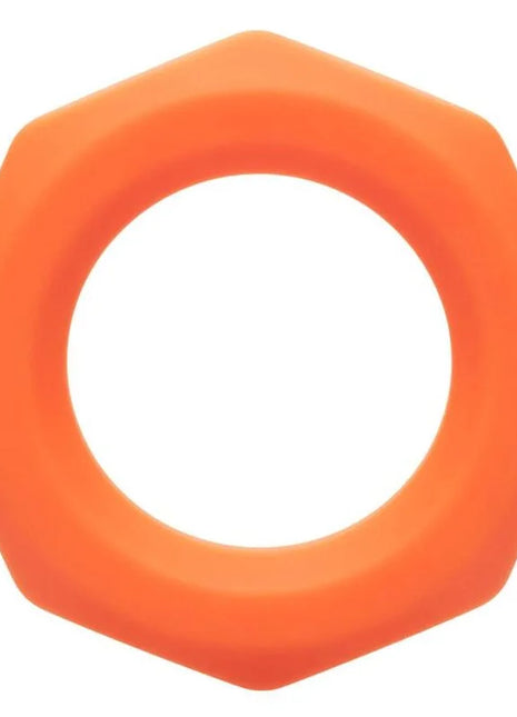 CALEXOTICS - ALPHA SEXAGON RING ORANGE - Penisring ohne Vibration