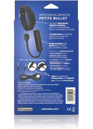 CALEXOTICS - ARMBAND MIT FERNBEDIENUNG PETITE BULLET - Vibrierende Kugeln