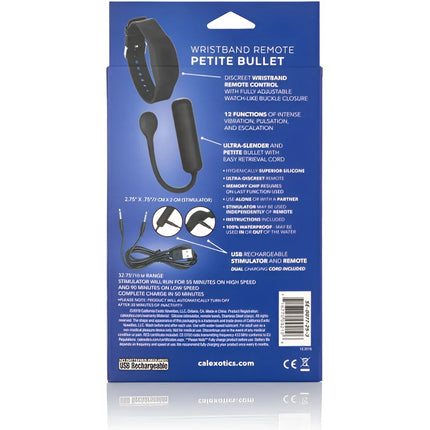 CALEXOTICS - ARMBAND MIT FERNBEDIENUNG PETITE BULLET - Vibrierende Kugeln