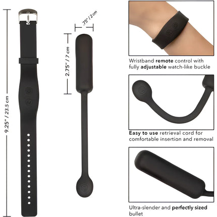 CALEXOTICS - ARMBAND MIT FERNBEDIENUNG PETITE BULLET - Vibrierende Kugeln