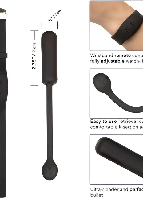 CALEXOTICS - ARMBAND MIT FERNBEDIENUNG PETITE BULLET - Vibrierende Kugeln