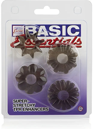 CALEXOTICS - BASIC ESSENTIALS 4ER-PACK - Penisring ohne Vibration