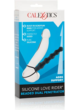 CALEXOTICS - BEADED DUAL PENETRATOR SCHWARZ - Doppeldildo