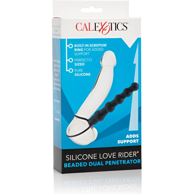 CALEXOTICS - BEADED DUAL PENETRATOR SCHWARZ - Doppeldildo
