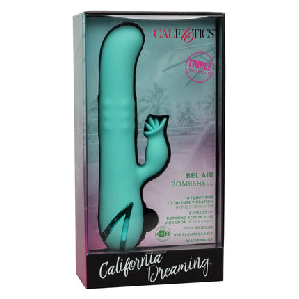 CALEXOTICS - BEL AIR BOMBSHELL HELLGRÜN - Rabbit-Vibratoren