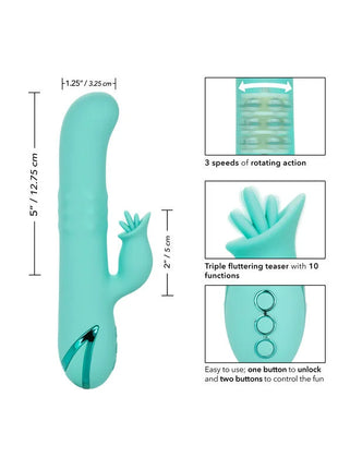 CALEXOTICS - BEL AIR BOMBSHELL HELLGRÜN - Rabbit-Vibratoren