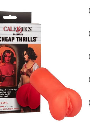 Orange silikonspielzeug mit strukturierter oberfläche und abgerundetem, konischem design von calexotics