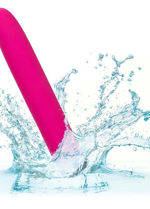 Vibranter pinker silikonvibratorsstab bliss vibe rosa von calexotics mit wellenfunktion