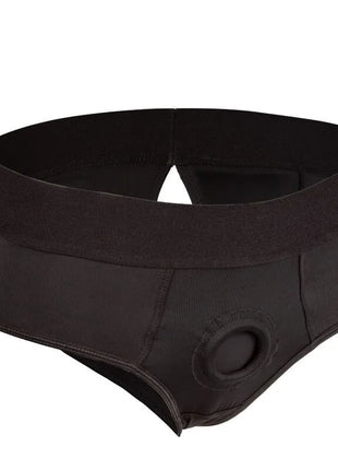 Calexotics boundless backless brief s m schwarze nahtlose slips mit rundem ausschnitt auf der vorderseite