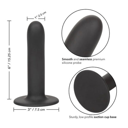 CALEXOTICS - BOUNDLESS DILDO 15.25 CM GURT KOMPATIBEL GLATT - Strapon-Dildo