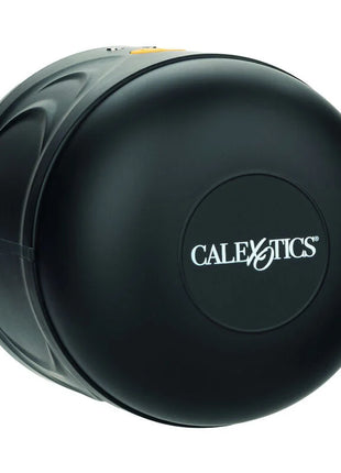 Schwarzes calexotics boundless dual-motor-stroker mit matter oberfläche und feiner rillenstruktur am rand