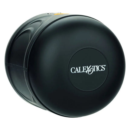 Schwarzes calexotics boundless dual-motor-stroker mit matter oberfläche und feiner rillenstruktur am rand