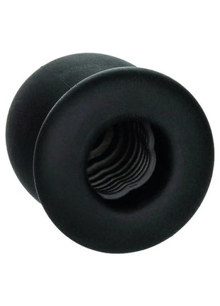 Calexotics boundless ftm stroker reversible 5cm mit schwarzem silikon-saugnapf und gewindebohrung innenfläche