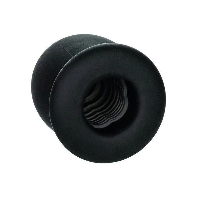 Calexotics boundless ftm stroker reversible 5cm mit schwarzem silikon-saugnapf und gewindebohrung innenfläche