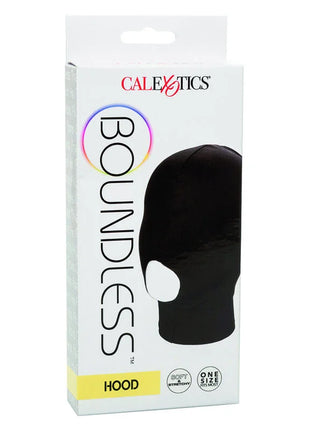 Schwarze dehnbare boundless hood von calexotics aus elastischem stoff für flexiblen komfort