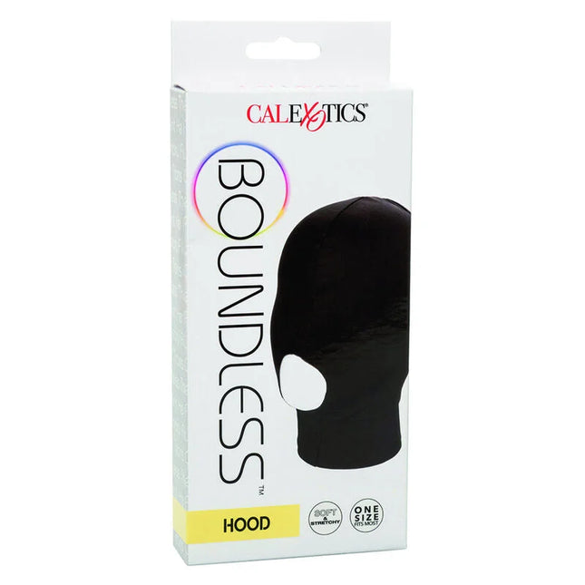 Schwarze dehnbare boundless hood von calexotics aus elastischem stoff für flexiblen komfort