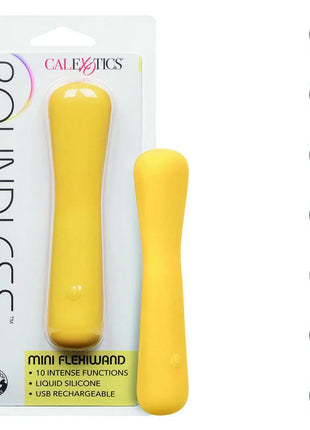 Gelbes mini flexiwand aus silikon von Calexotics für vielseitigen gebrauch im Boundless Mini-Flexiwand Produkt