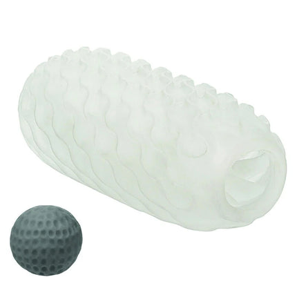 CALEXOTICS - BOUNDLESS REVERSIBLE SQUISHY BALL STROKE GELB - Ei-Masturbator