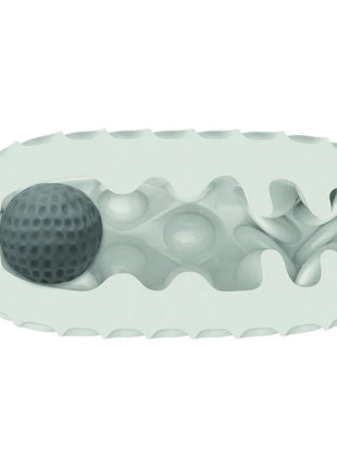CALEXOTICS - BOUNDLESS REVERSIBLE SQUISHY BALL STROKE GELB - Ei-Masturbator