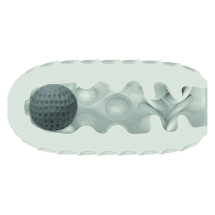 CALEXOTICS - BOUNDLESS REVERSIBLE SQUISHY BALL STROKE GELB - Ei-Masturbator