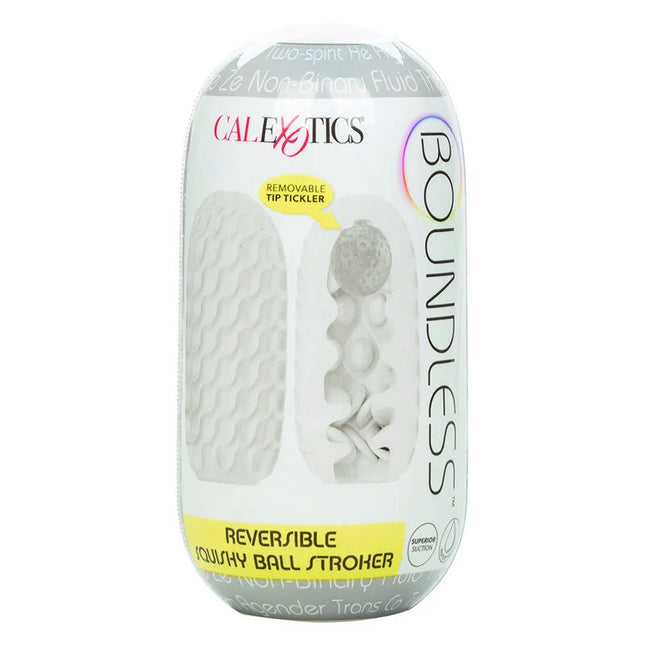 CALEXOTICS - BOUNDLESS REVERSIBLE SQUISHY BALL STROKE GELB - Ei-Masturbator