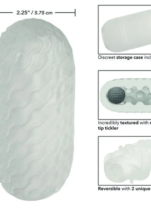 CALEXOTICS - BOUNDLESS REVERSIBLE SQUISHY BALL STROKE GELB - Ei-Masturbator