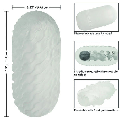 CALEXOTICS - BOUNDLESS REVERSIBLE SQUISHY BALL STROKE GELB - Ei-Masturbator