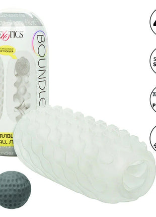 CALEXOTICS - BOUNDLESS REVERSIBLE SQUISHY BALL STROKE GELB - Ei-Masturbator